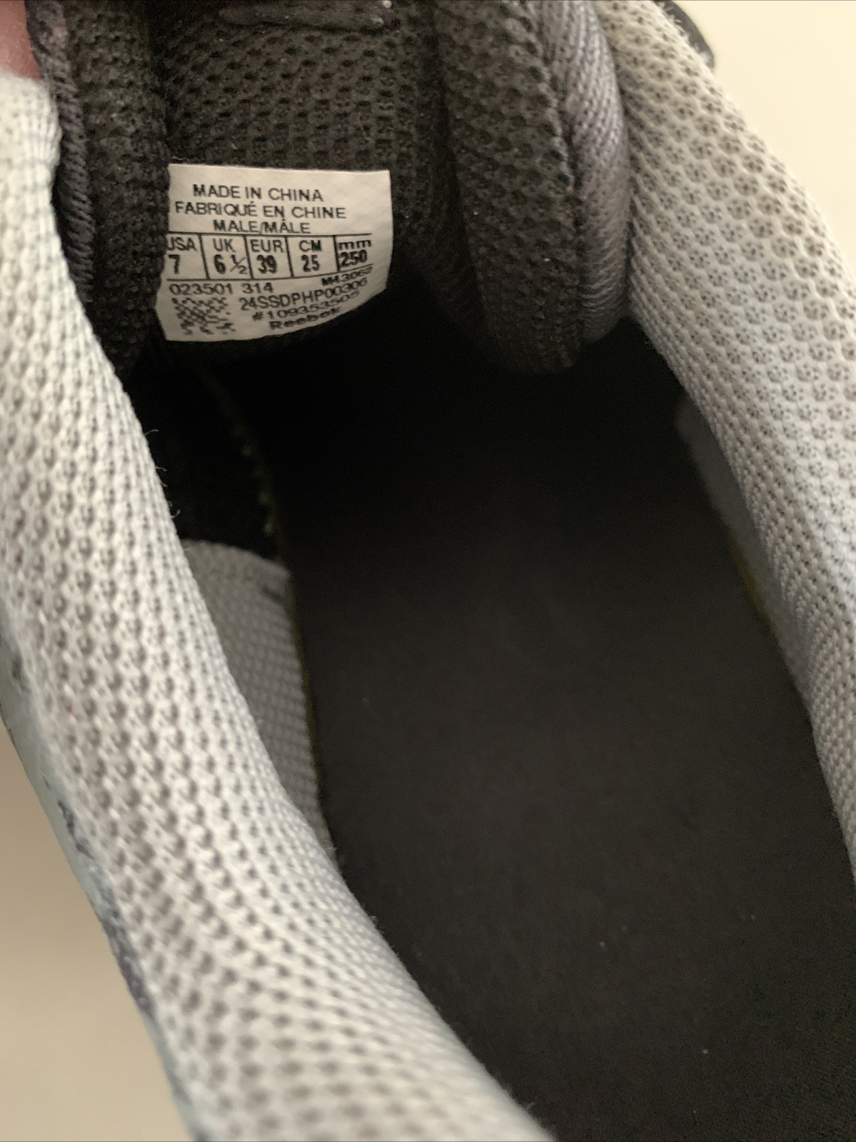 Men’s US 7 REEBOK ATV 19 Gray Black  All Terrain Running Shoes Drip Splatter thumbnail 17