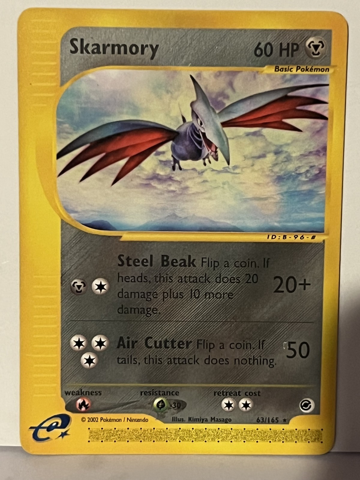 Skarmory (63) 063/165 Expedition NM Pokemon Fast Shipping