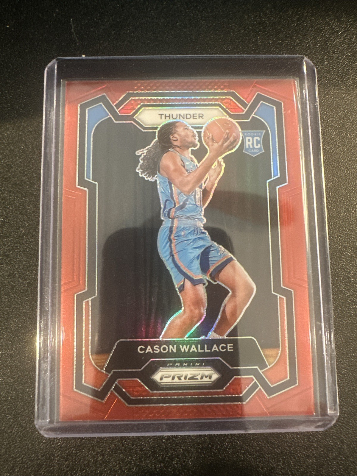 2023-24 Panini Prizm - Cason Wallace #139 Red Prizm 99/299 (RC) - OKC Thunder