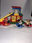 Vintage 1982 LEGO Fabuland 3669 Fire Station & Police HQ No Manual Or Box