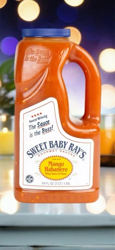  Sweet Baby Ray's 0.5 Gallon Mango Habanero Wing Sauce and Glaze