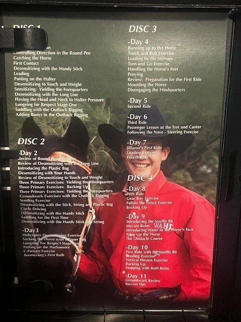 2003 Clinton Anderson Downunder Horsemanship DVD Starting Under Saddle Parts 1-4 - Image 4 of 4