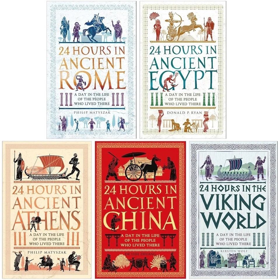 Michael O'mara Books Ltd Girls Gold/Golden 24 Hours In Ancient History Series 5 Books Collection Set - Non Fiction - Paperback - Image 3