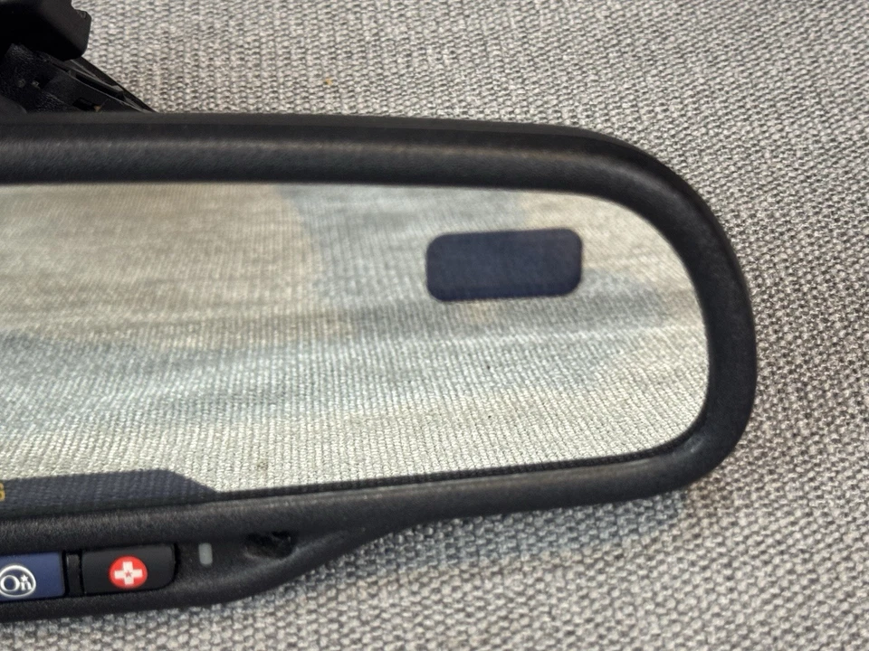 2003-2006 GMC Chevy Rear View Mirror Temp Silverado Sierra Envoy OEM - Image 3 of 4