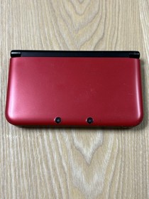 Very Good Nintendo 3DS LL XL Red Black Console + Stylus + 4GB SD