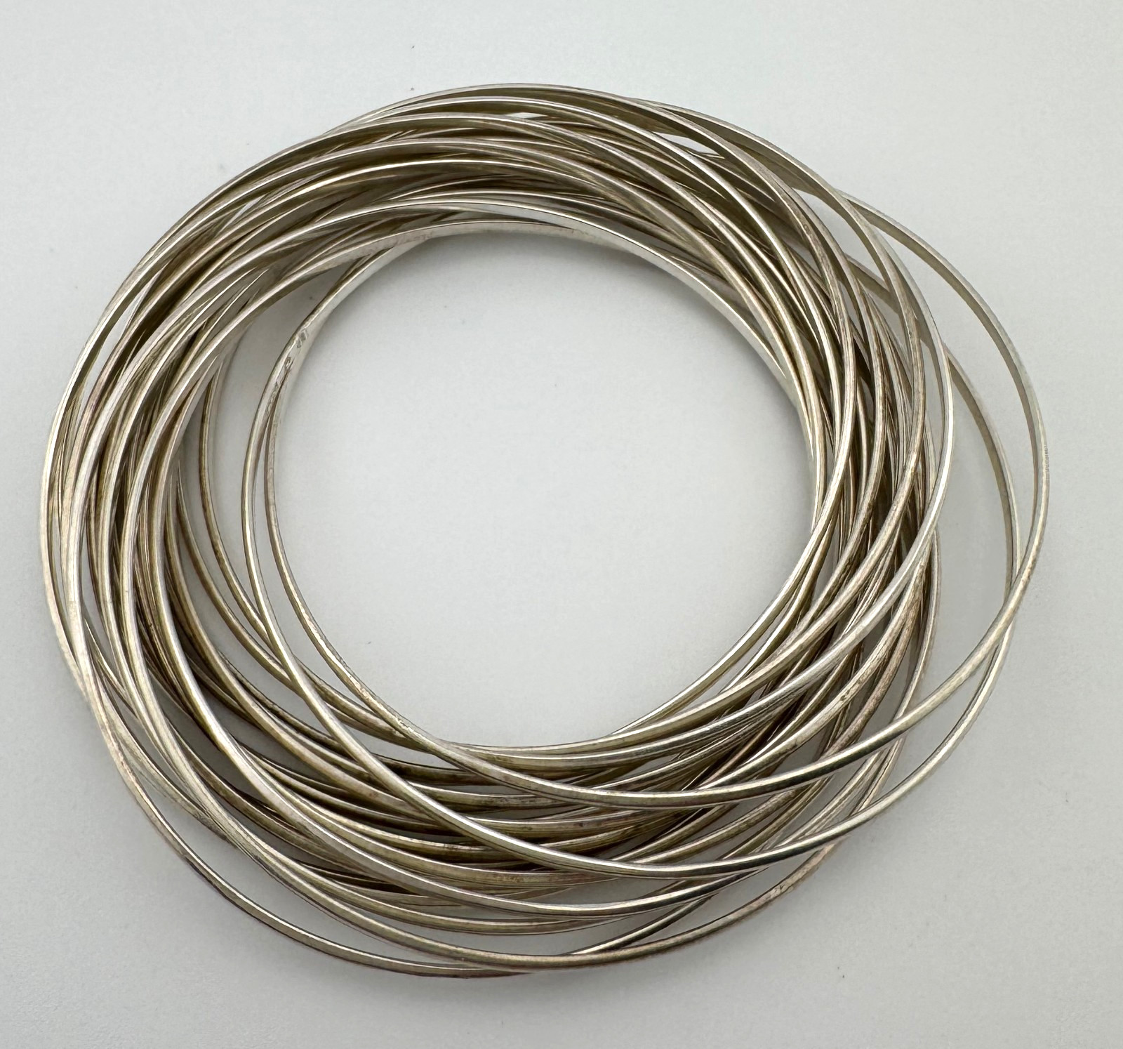 Silpada Sterling Silver Multi Bangle Bracelet 89.… - image 1