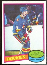 Rob Ramage Rookie Card 1980-81 O-Pee-Chee #213. rookie card picture