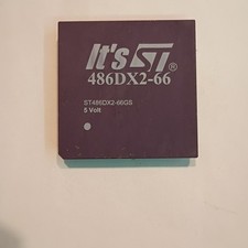 It's ST ST486DX2-66GS 486DX2-66 Rare Vintage Collectors CPU
