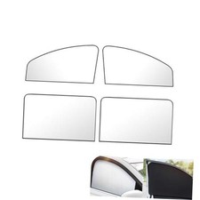 Car Side Window Sun Shade, Heat-insulating Privacy Protection 4 PCS Silver