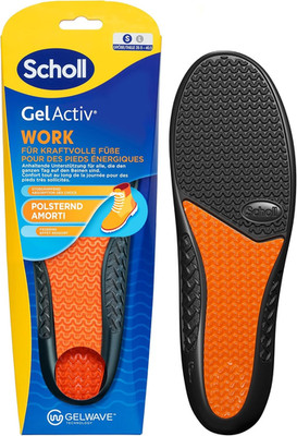 Scholl Gelactiv Einlegesohlen Work Für Arbeitsschuhe in 35,5-40,5   Für Stark Be
