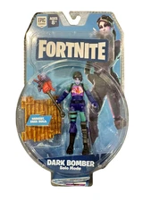 Fortnite Dark Bomber Solo Mode Action Figure With Accessories NIB 4" Inches 2019