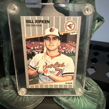 Fleer Ripken F*** Face error card baseball card