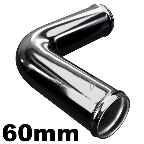 Aluminium Universal Alloy Intercooler Pipe Elbow & Blue Silicone Hose Pipework - Picture 156 of 244