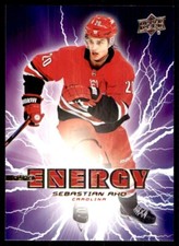 2019-20 Upper Deck Pure Energy Sebastian Aho Carolina Hurricanes #PE-19
