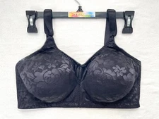 NWD Bali Women's 38DD Double Support Spa Closure Comfort-U Wireless Bra DF3372