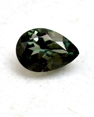 Natural Mozambique Green Tourmaline 5.30 Ct Pear Cut Loose Gemstone TREATED