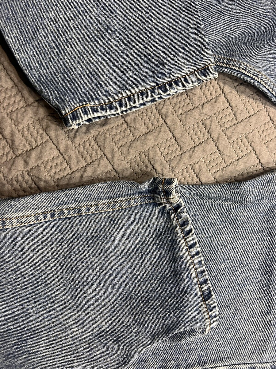 Vintage Levi's 560 Loose Fit Straight Leg Blue Jeans Size 11 Jr M