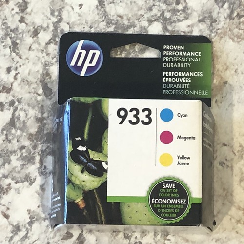 Hp 933 Tri Color Cyan Magenta Yellow Ink New In Box Exp 07/2019 - Picture 1 of 7