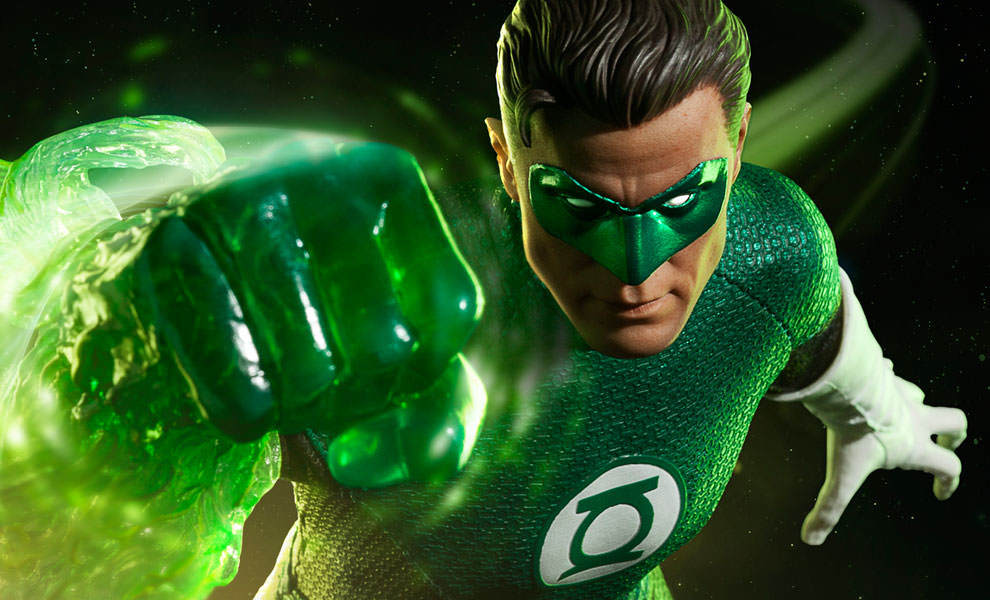 Linterna verde Hal Jordan Sexta Escala Figura Dc Comics Sideshow MIB Linterna verde Hal Jordan Sexta Escala Figura Dc Comics Sideshow MIB
