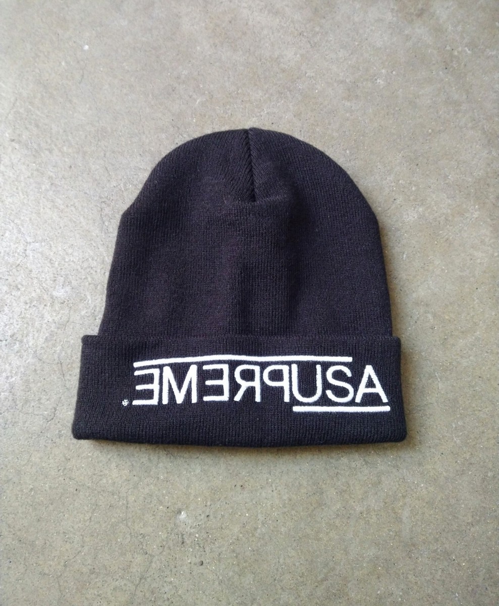 SUPREME Overdye Beanie Black White SS21 Acrylic Knit Hat Cap SUPREME Overdye Beanie Black White SS21 Acrylic Knit Hat Cap