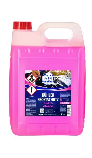 Robbyrob Kühlerfrostschutz R12 plus lila 5L Auto winterfest machen 