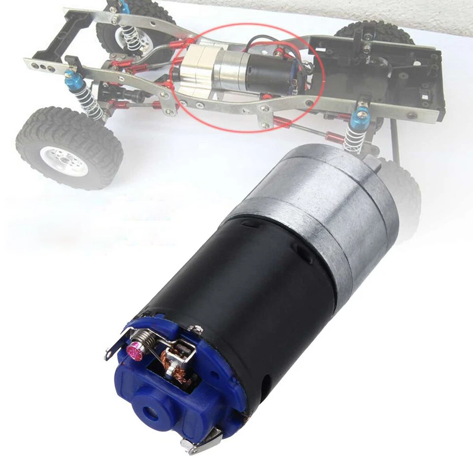 2S 3S GearBox 1:34 Motor 370 Brushed DC Motor for RC Car Crawler Trailer RC Tank - Image 3 of 4