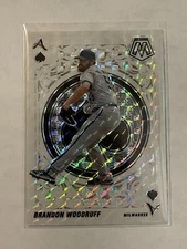 Brandon Woodruff 2022 Panini Mosaic Aces Silver Prizm No.A-12 Milwaukee Brewers 