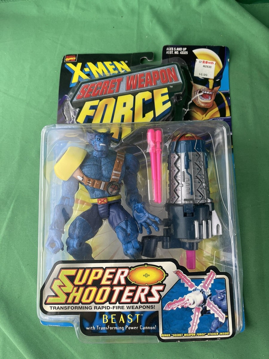 XーMEN　SECRET WEAPON FORCE　2品セット 1997 Toy Biz X-Men Secret Weapon Force Super Shooters Beast