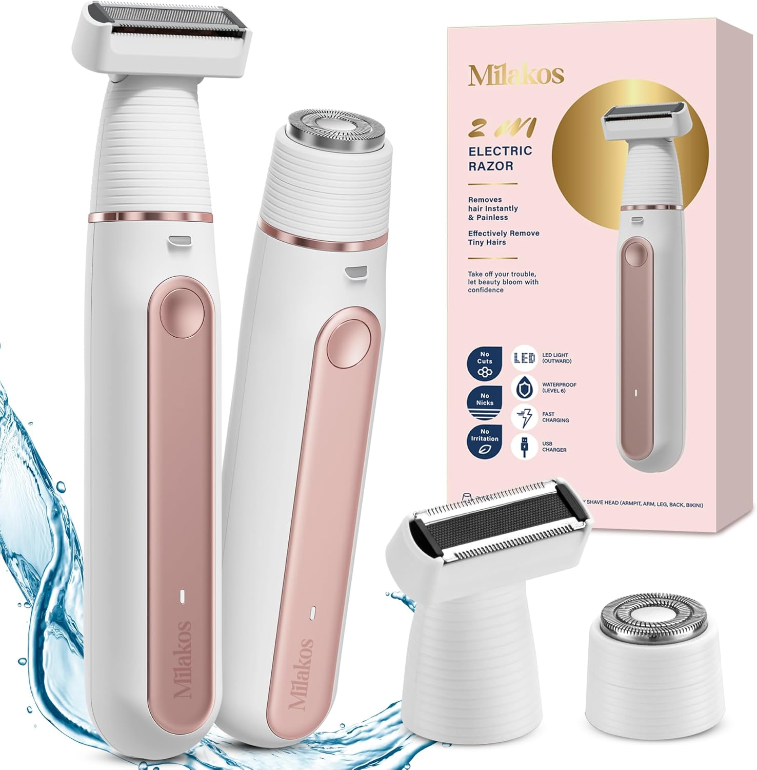 Bikini Trimmer for Women Pubic Hair - Electric Shaver for Women, Electric Razor-image