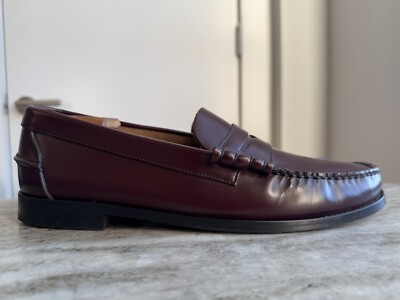 Prada Penny Loafers‎ Brown Brushed Leather Slip On Size UK8/US9 Authenticated Leather penny loafers in brown - Prada | Mytheresa main image 2