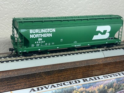 #ad #ad BURLINGTON NORTHERN quot; BN quot; ACF CYLINDRICAL COVERED 3 BAY HOPPER CAR HO Scale NEW $69.25