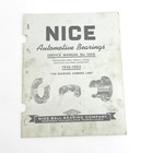 Vintage 1954 Nice Ball Bearing Company Service Manual For 1930-1953 Cars Trucks