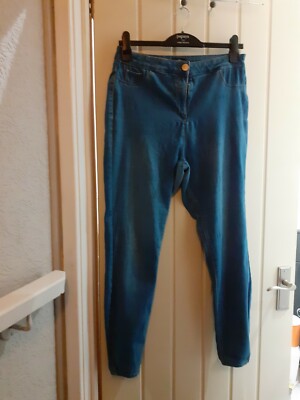 Women's Matalan /Denim Jeggings, Blue, Stretch, Size 16 UK