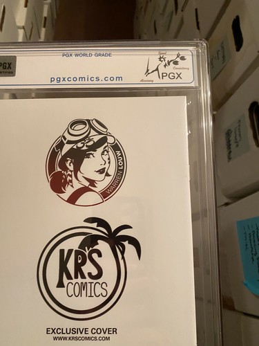 Vampirella 23! Warren Louw Metal Variant! PGX (not CGC) 9.8! ONLY 100 MADE! WOW! - Picture 7 of 9
