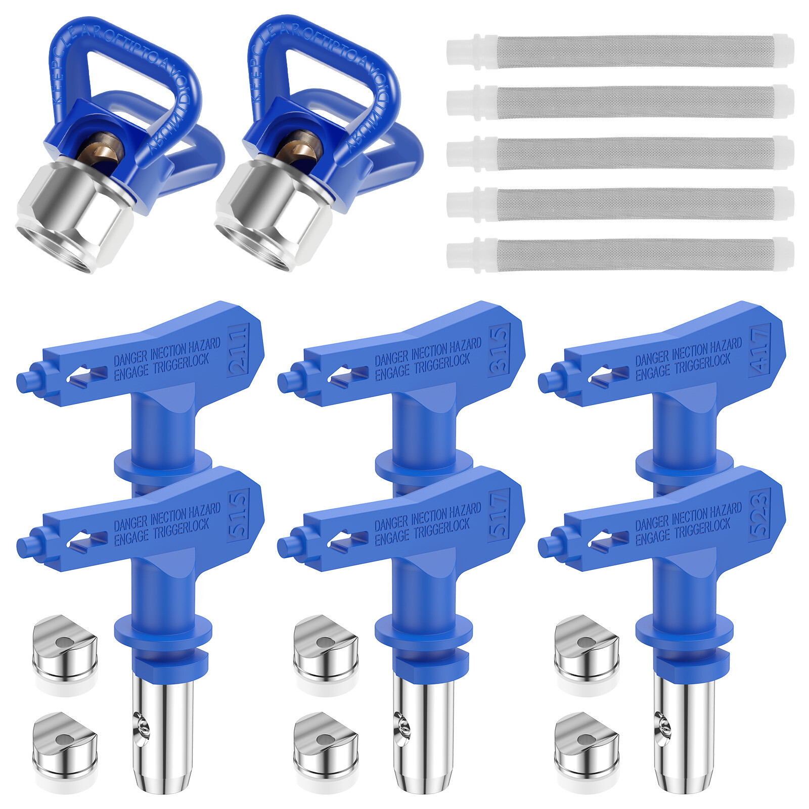 13Pcs Airless Paint Nozzles Reversible Paint Sprayer Tips Paint Machine