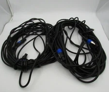Seismic Audio 75FT Speakon Cables Pair Barely Used Works Speaker Twist Ends