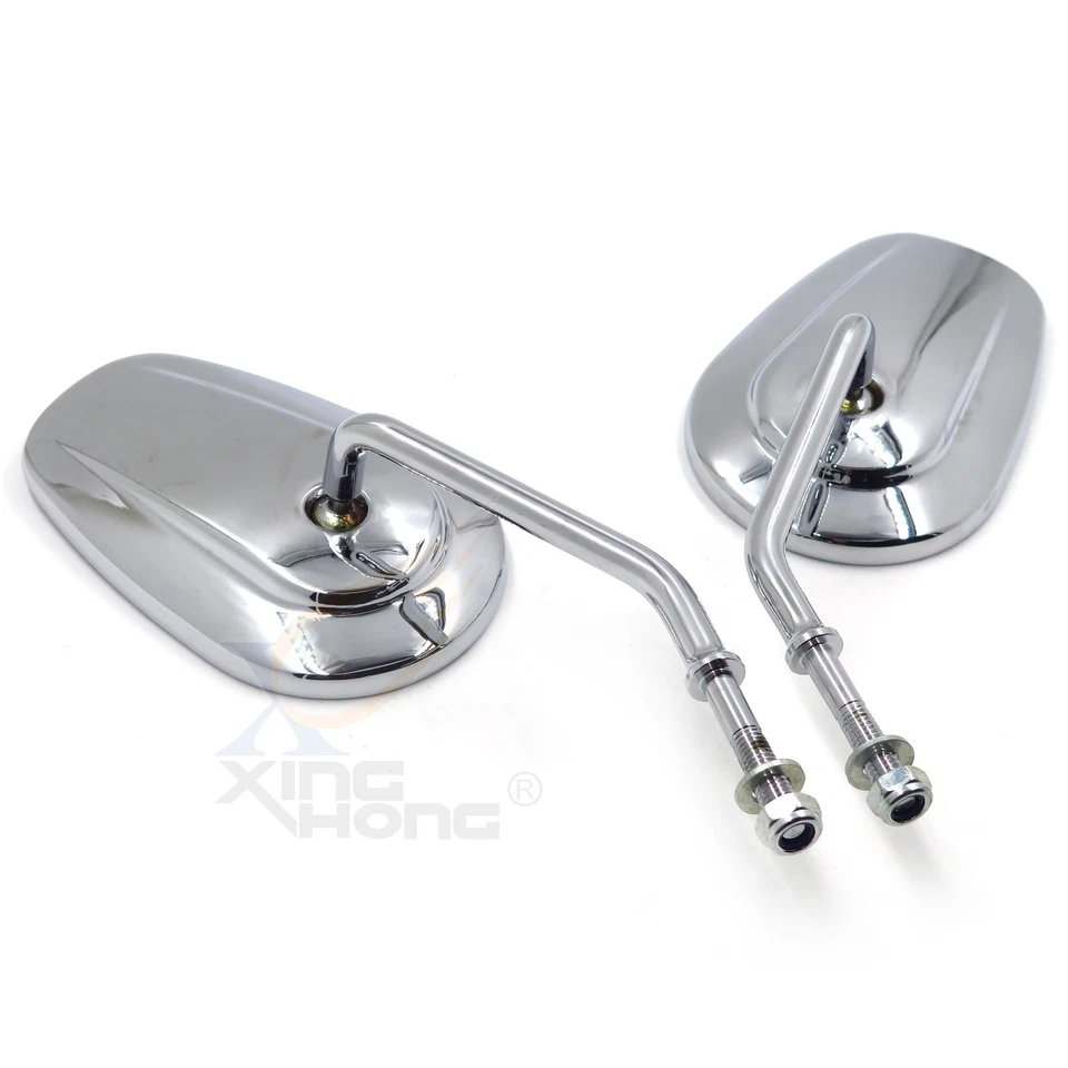 Пара боковых зеркал заднего вида 8 мм для Harley Davidson Sportster XL1200L XL883 XL883L - Изображение 3 из 4