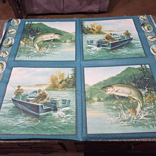 Sports Fisherman Panel 35x42 Hautman VIP Cranston Blocks
