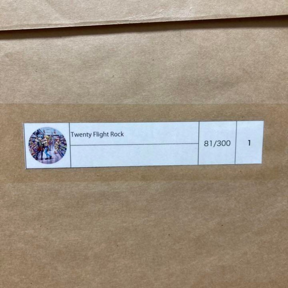 「Twenty Flight Rock」Mr. 作品【正規品】 Twenty Flight Rock」Mr.エディションサイン入りポスター作品