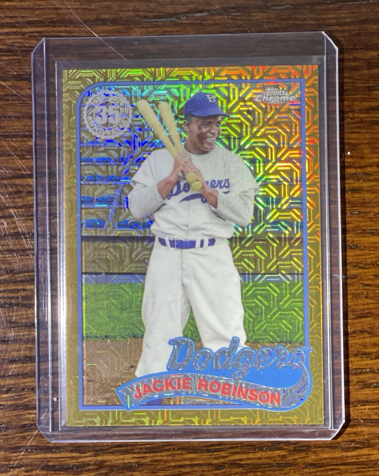 2024 Topps Series 2 Jackie Robinson #2T89C-67 Silver Pack Mojo Gold /50 Dodgers