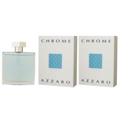 Azzaro Chrome 2 x 100 ml Eau de Toilette EDT Set Herrenduft Herren Duft