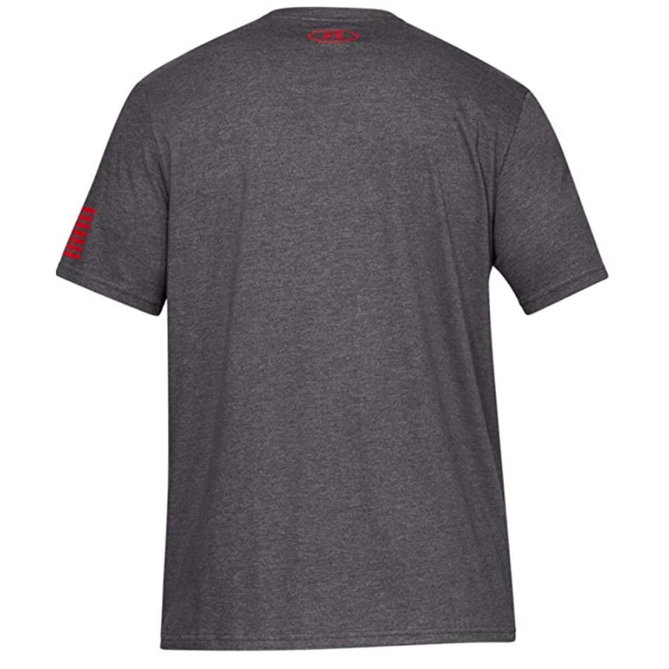 Under Armour Hombre Atlético Ua Freedom Logo Camiseta Manga Corta 1333351 - Imagen 4 de 4