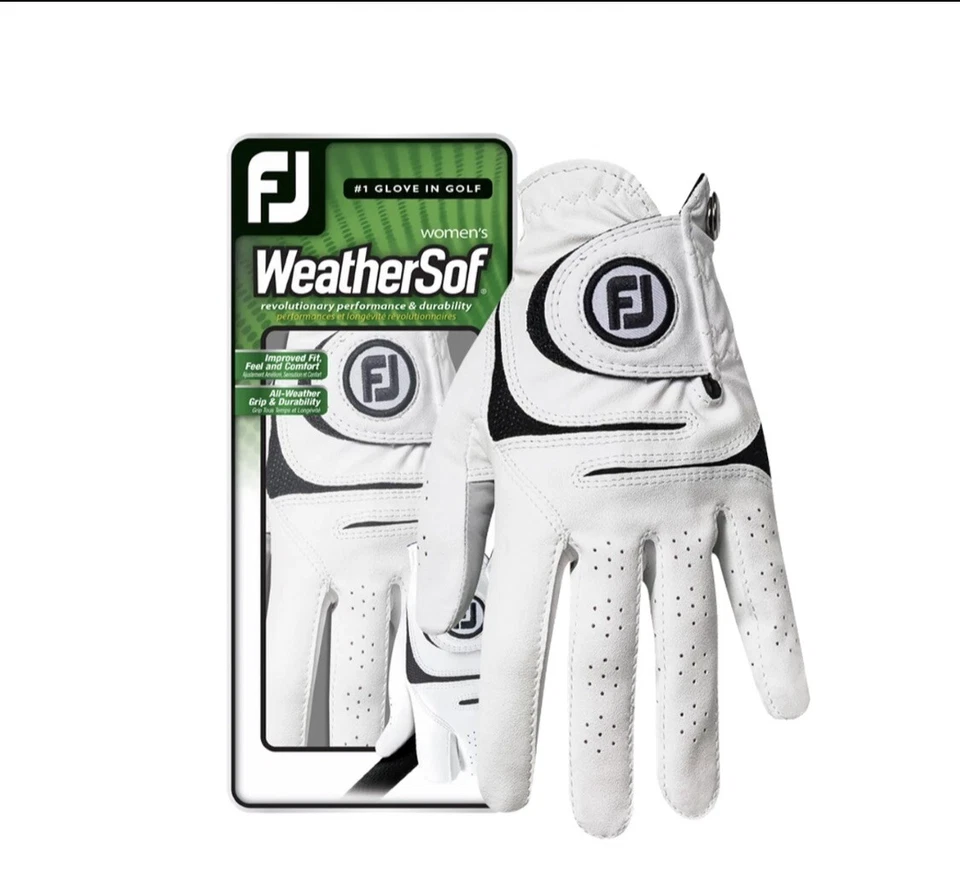 Two Women’s WeatherSof Gollf Glove medium left - Image 2 of 4
