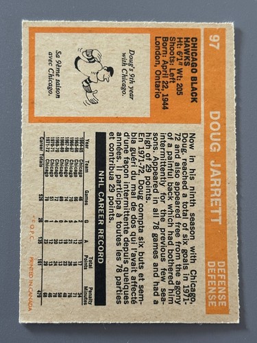 1972-73 NHL O Pee Chee OPC Hockey Cards # 1 - 110 Buy Single Cards - Picture 249 of 269