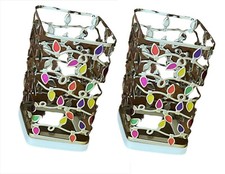 2 Bath  Body Works Foaming Soap Holder Multicolored Christmas