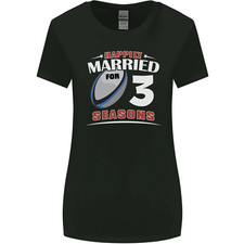 Camiseta Mujer Regular Gildan 5000L 3 Años Aniversario Rugby 3rd