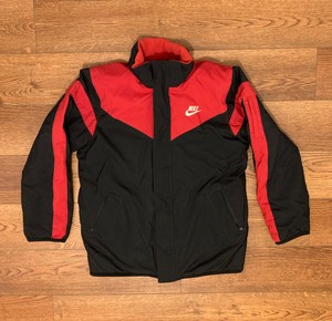 red nike winter jacket