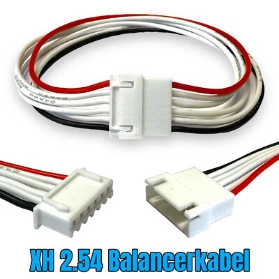 VUNIVERSUM 1-10 Stück 2S 3S 4S 5S 6S 7s Balancer Silikonkabel JST XH Lipo 20cm Verlängerung