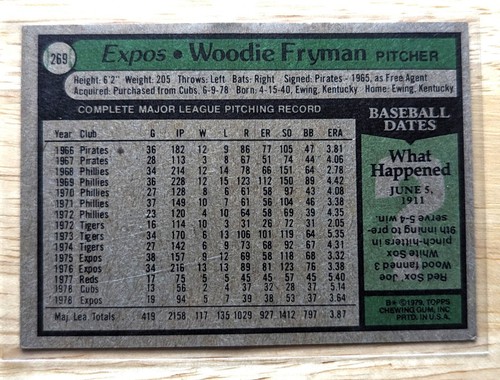 1979 Topps Baseballkarten unterschiedliche Bedingungen. Siehe Fotos. Rabatte verfügbar - Bild 46 von 144