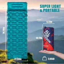 AKSOUL Self Inflating Camping Sleeping Pad - NEW